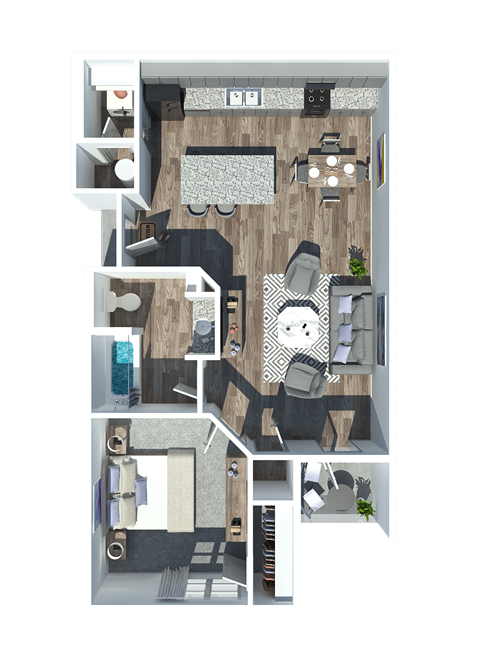 Palms at Sunset Lakes Floorplan